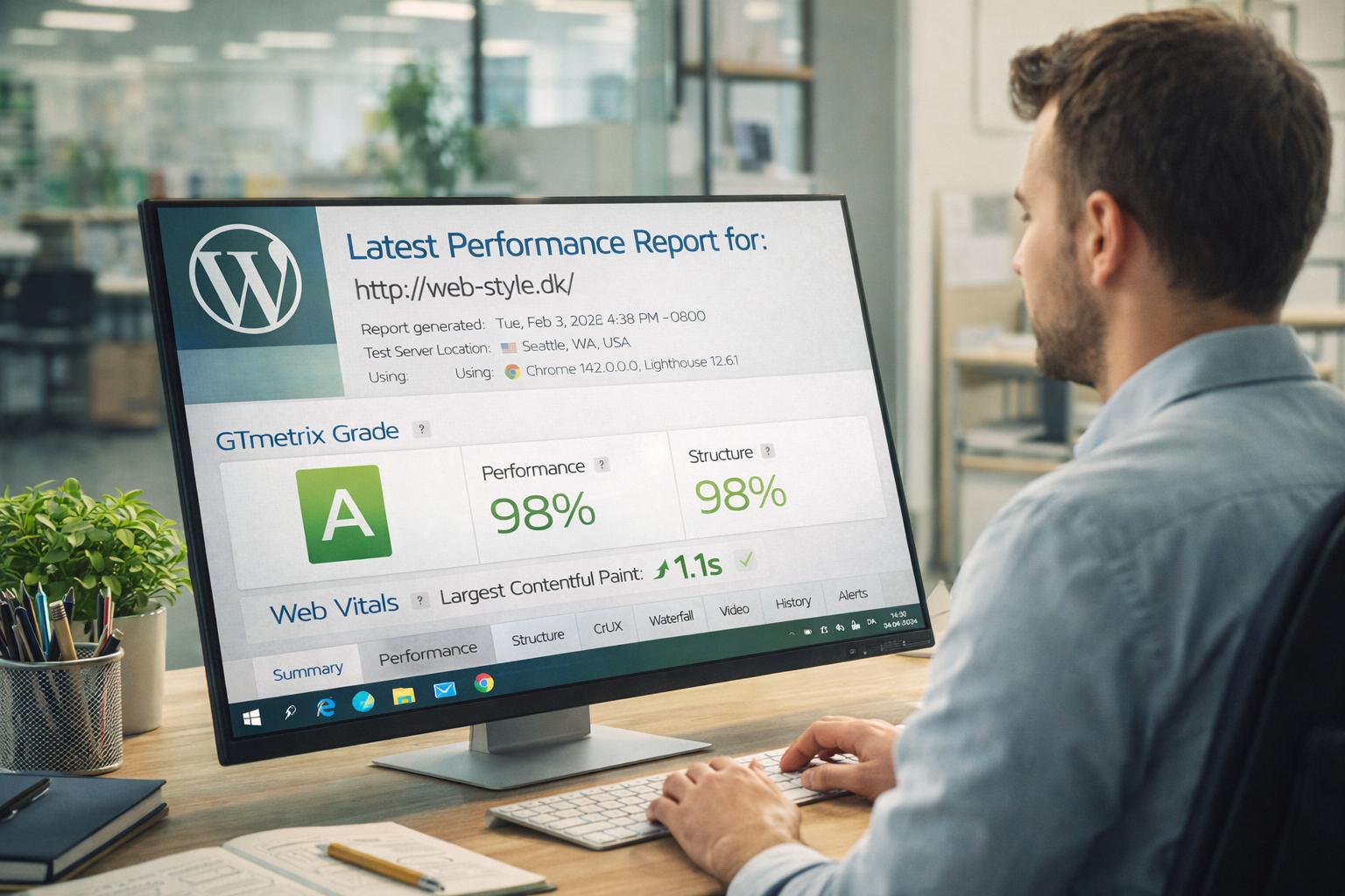 Få hastighedsoptimeret din wordpress side, så du bliver mere synlig. Ultimativt hvis du vil findes på Google