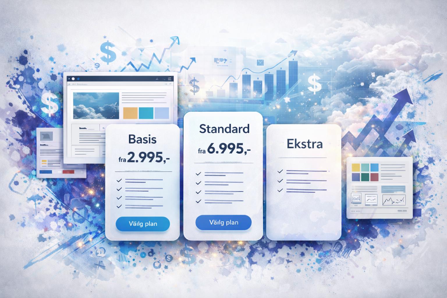 Priser hos WebStyle på vores webdesign og ydelser. Vores hjemmesider er billigere end du tror