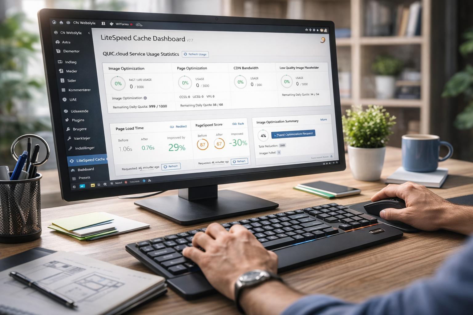 Professionel WordPress hjemmeside - der er optimeret med SEO