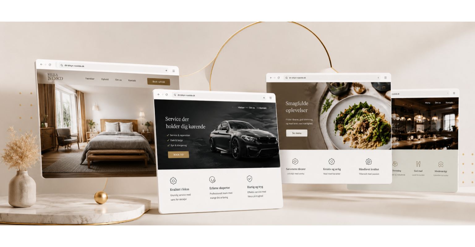 WordPress Kunde referencer, disse kunder har fået nyt WordPress webdesign
