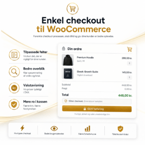 Checkout optimized kasse i WooCommerce