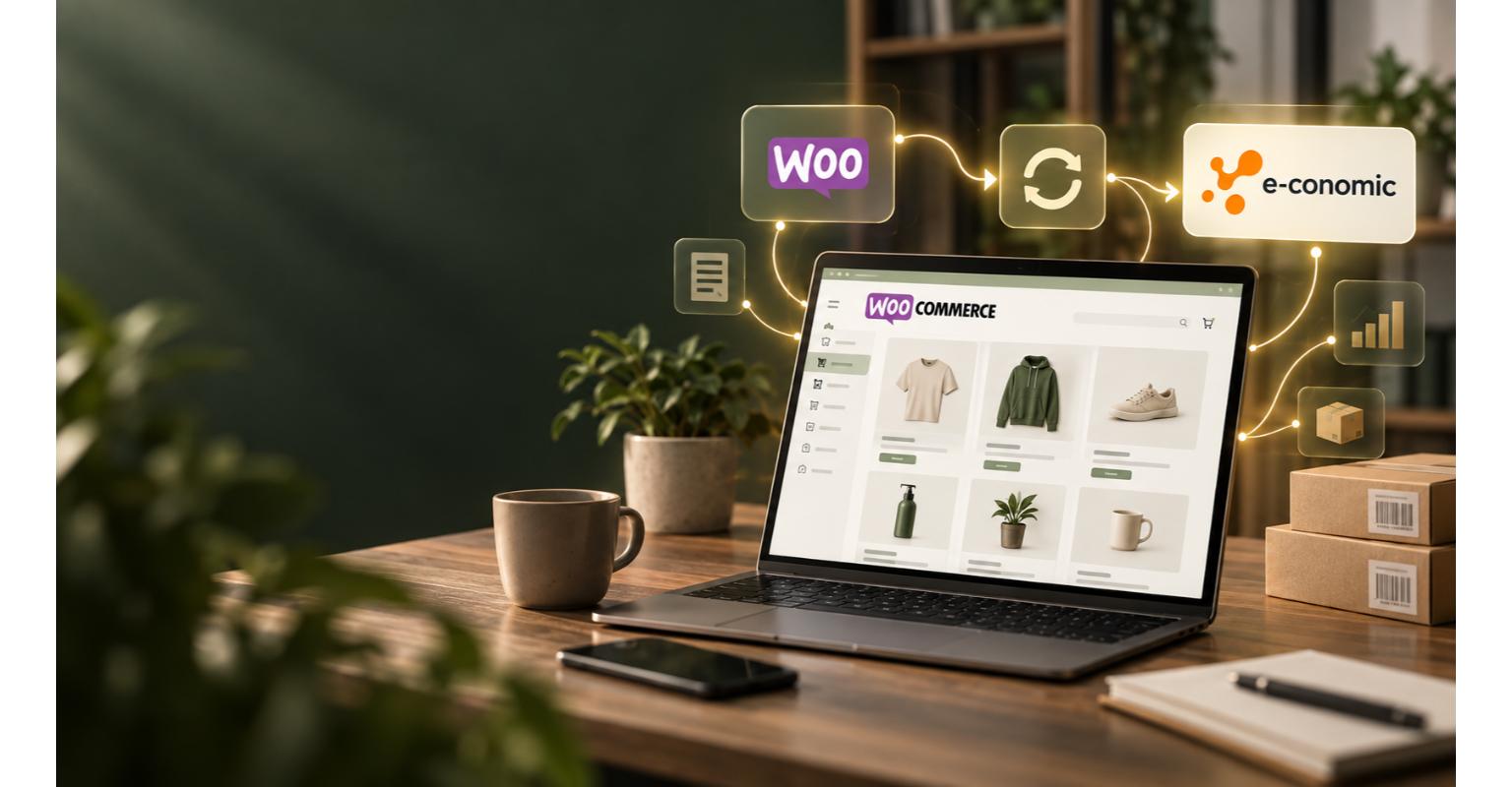 Få dine ordre fra Woocommerce direkte ind i e-conomic
